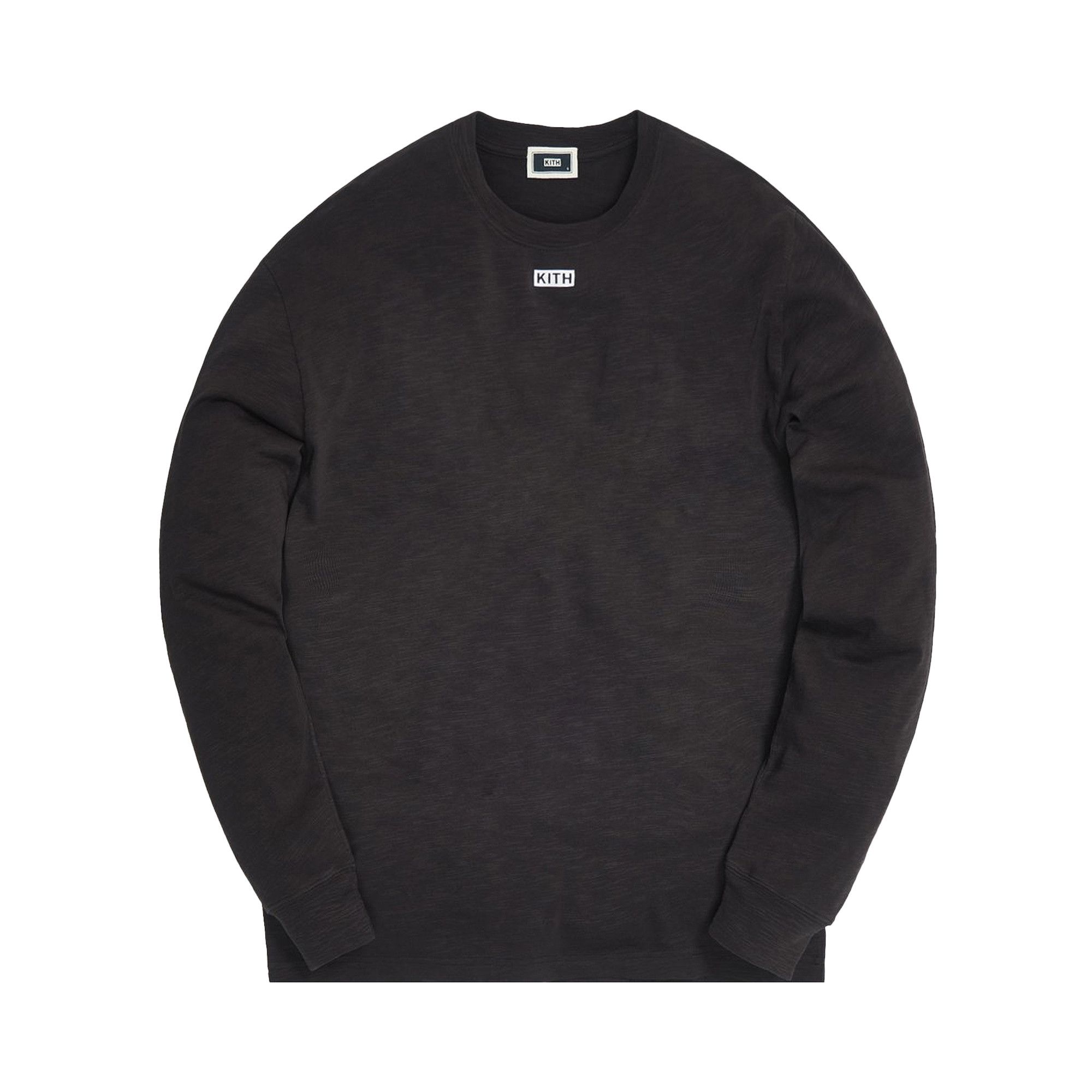 Buy Kith JFK Slub Jersey Long-Sleeve Tee 'Espresso' - KH3749