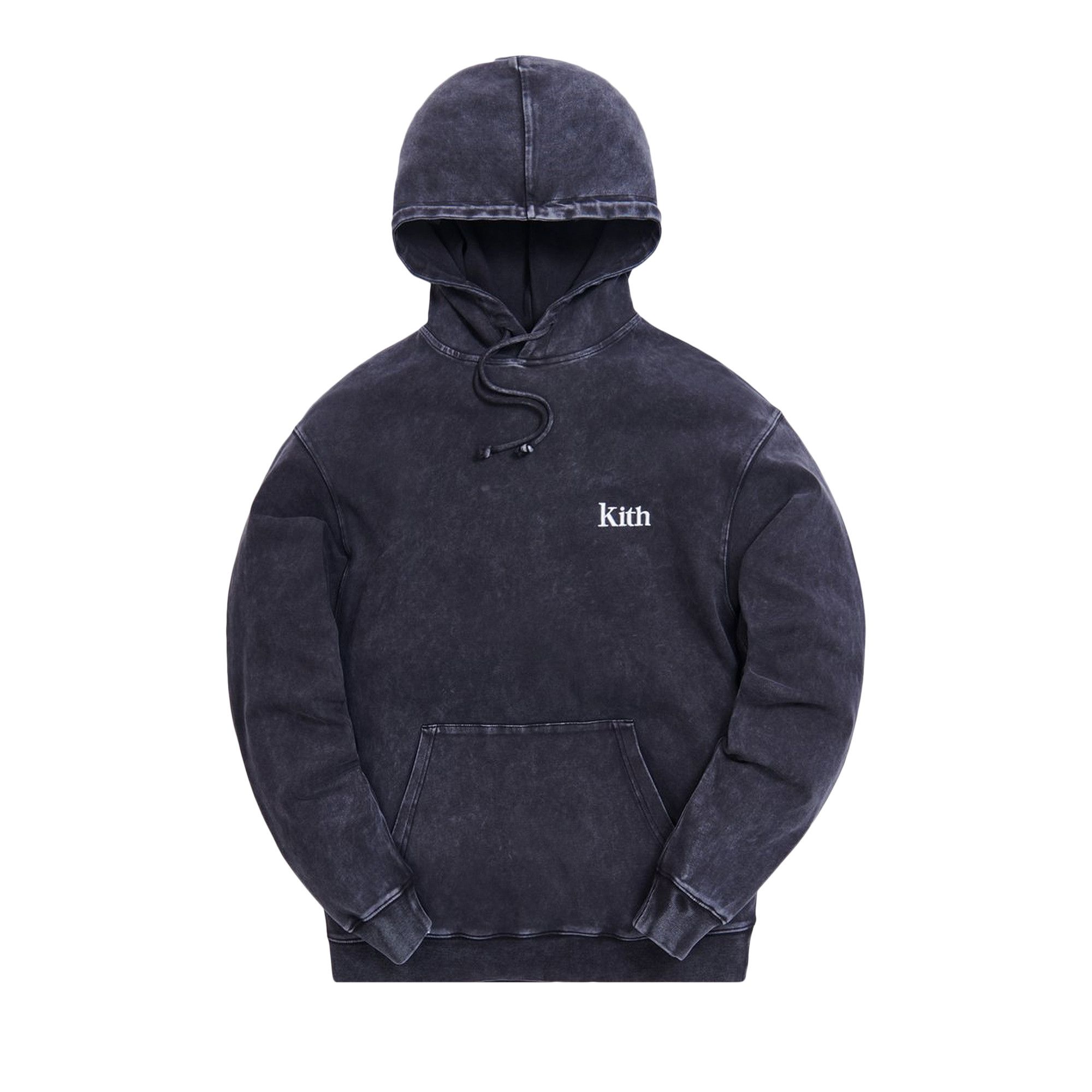 Kith williams iii crystal wash fleece hoodie top