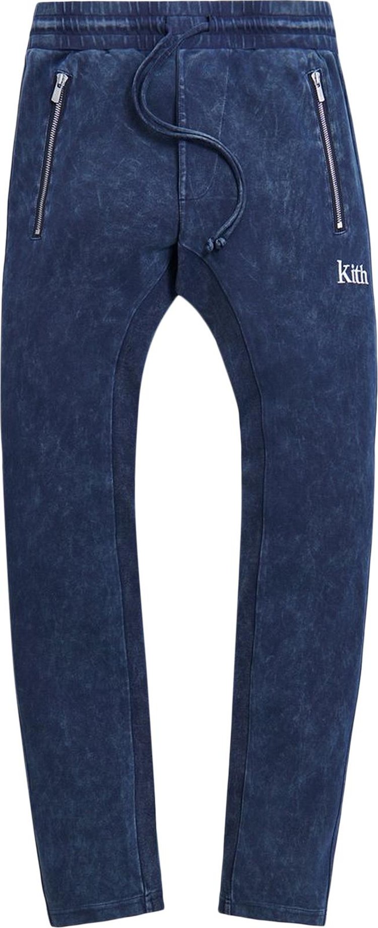 Kith Bleecker Crystal Wash Sweatpant Dark Navy