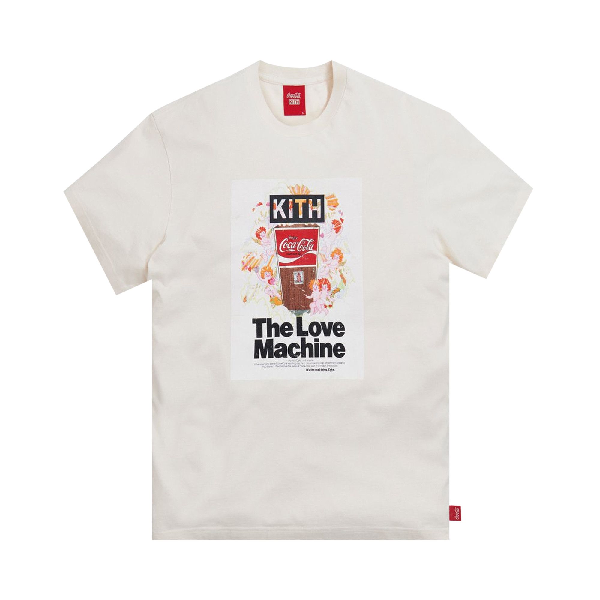 ☆ KITH x COCA-COLA ‘Love Machine’ コラボTシャツ ☆ Buy Kith x Coca-Cola Love Machine Vintage Tee 'Ivory