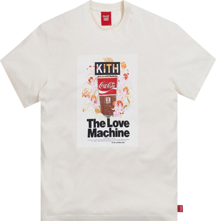 Kith x Coca Cola Love Machine Vintage Tee Ivory