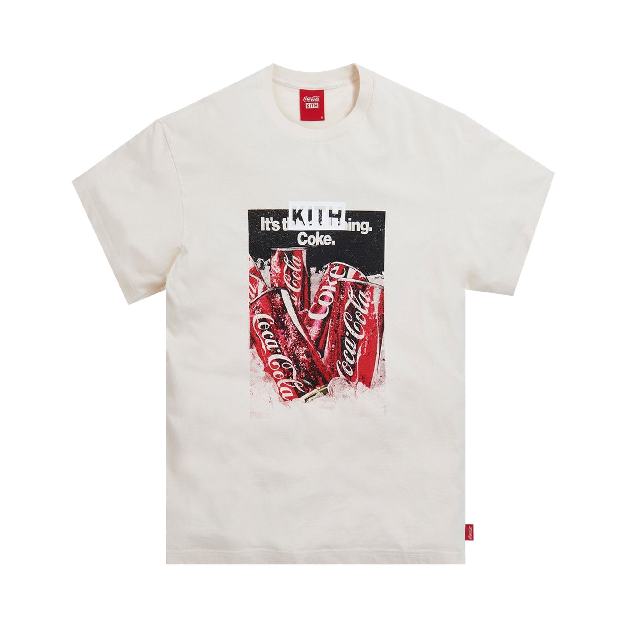 Buy Kith x Coca-Cola Chilled Vintage Tee 'Ivory' - KH3876 104 | GOAT