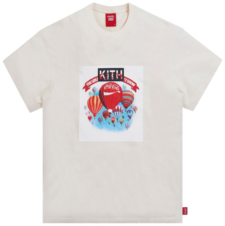 Kith x Coca Cola Balloon Vintage Tee Ivory