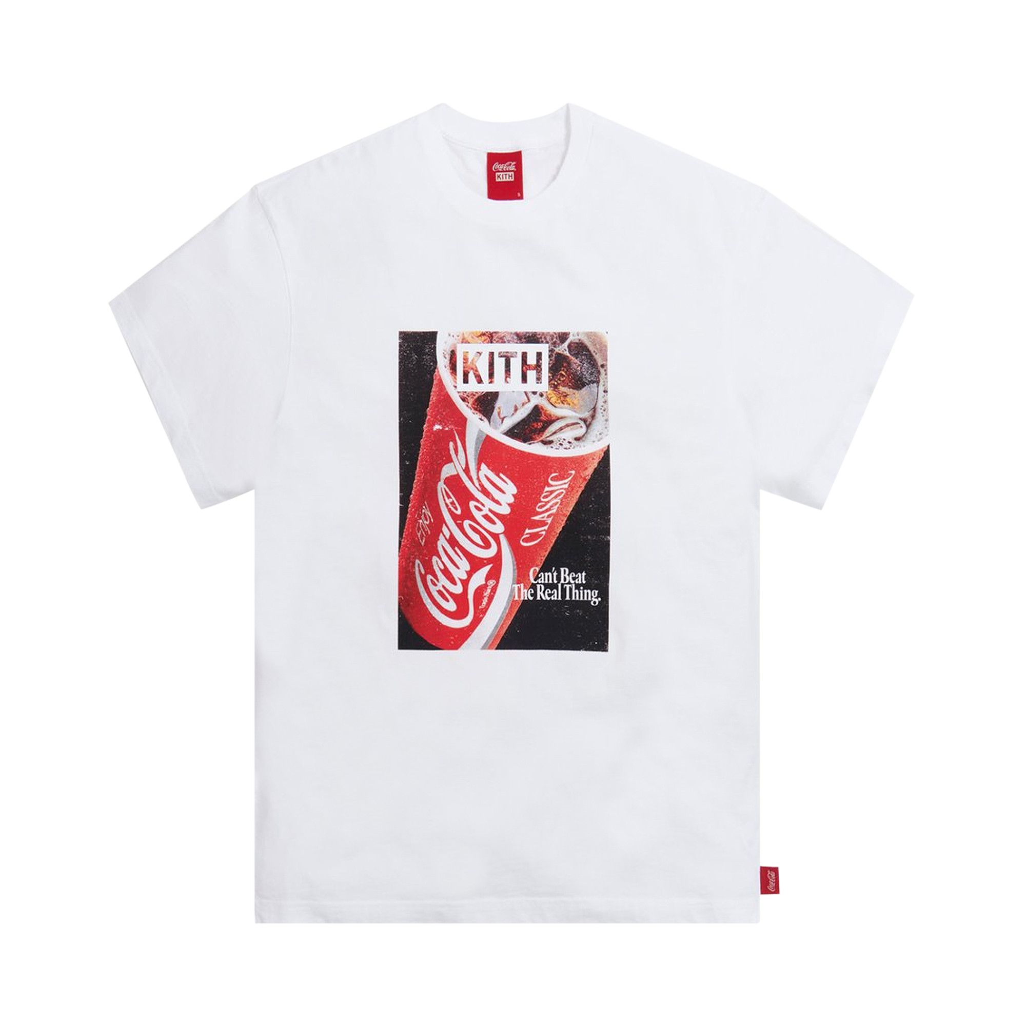 Buy Kith x Coca-Cola Soft Drink Vintage Tee 'White' - KH3869