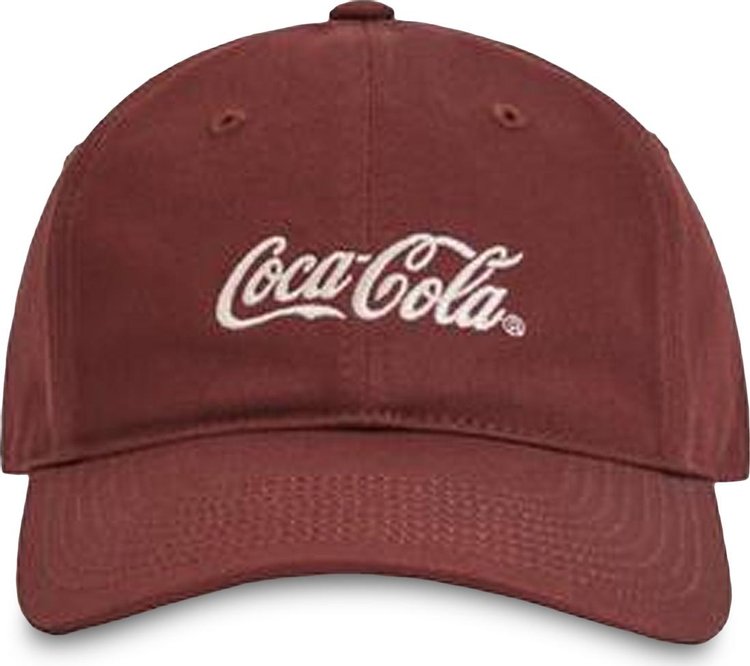 Kith x Coca Cola Logo Cap Burgundy