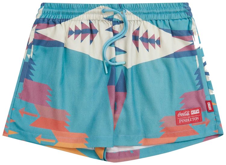 Kith x Coca Cola x Pendleton Ellen Short TealMulti