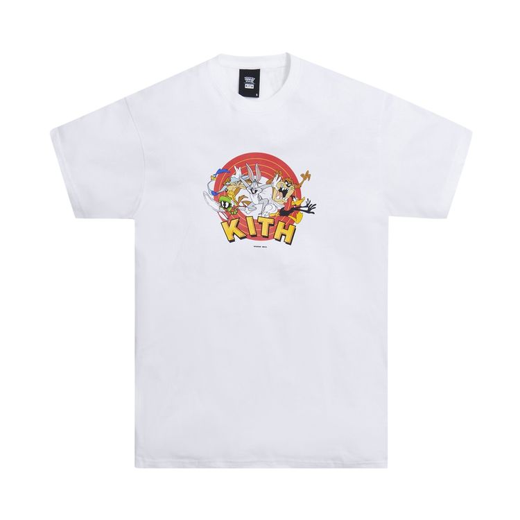Kith x Looney Tunes Thats All Folks Tee White