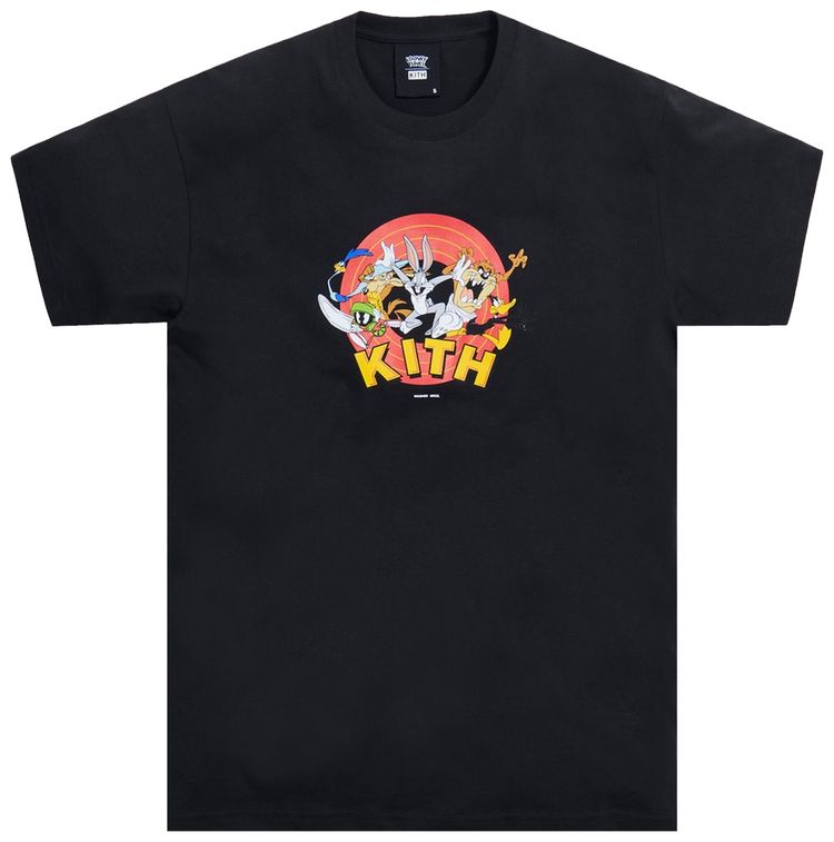 Kith x Looney Tunes Thats All Folks Tee Black