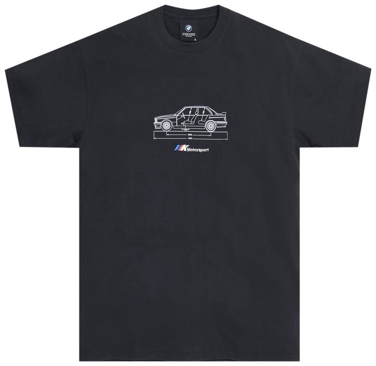 Kith For BMW Side Dimensions Tee Black