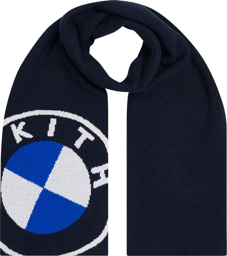 Kith For BMW Roundel Knit Scarf Black