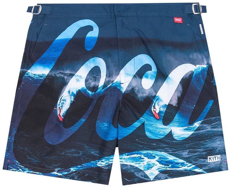 Kith x Coca Cola x Orelebar Brown Bulldog Swim Trunk Dropping InBlack