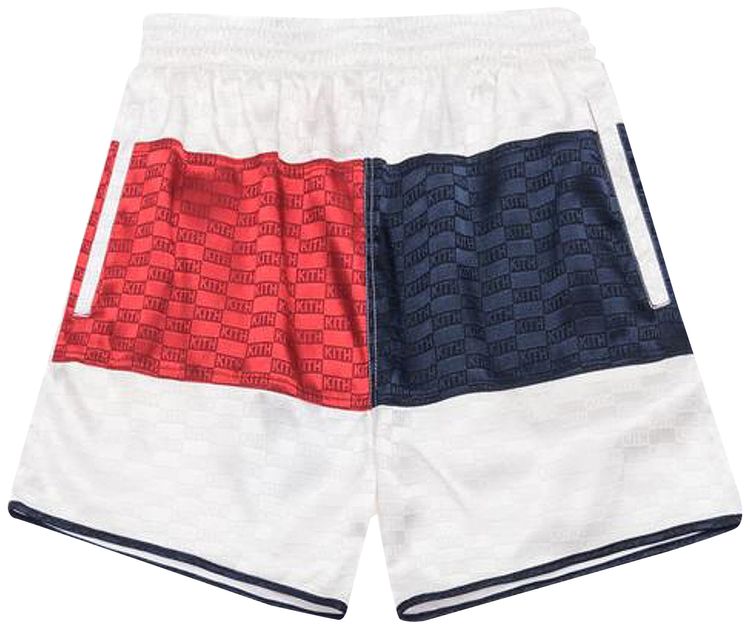 Kith x Tommy Hilfiger Satin Boxing Short White