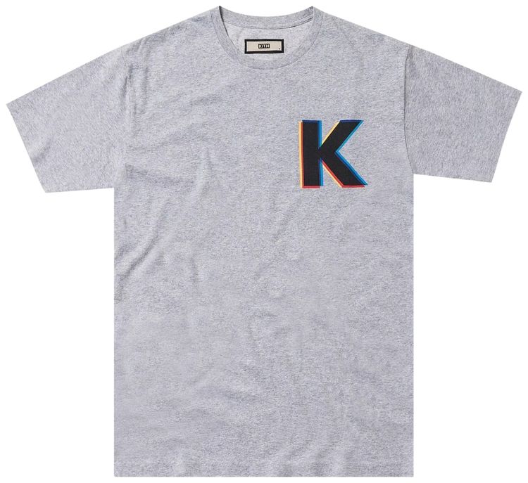 Kith Basic Step Tee Heather Grey