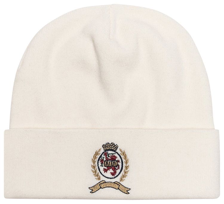 Kith x Tommy Hilfiger Crest Beanie Snow White