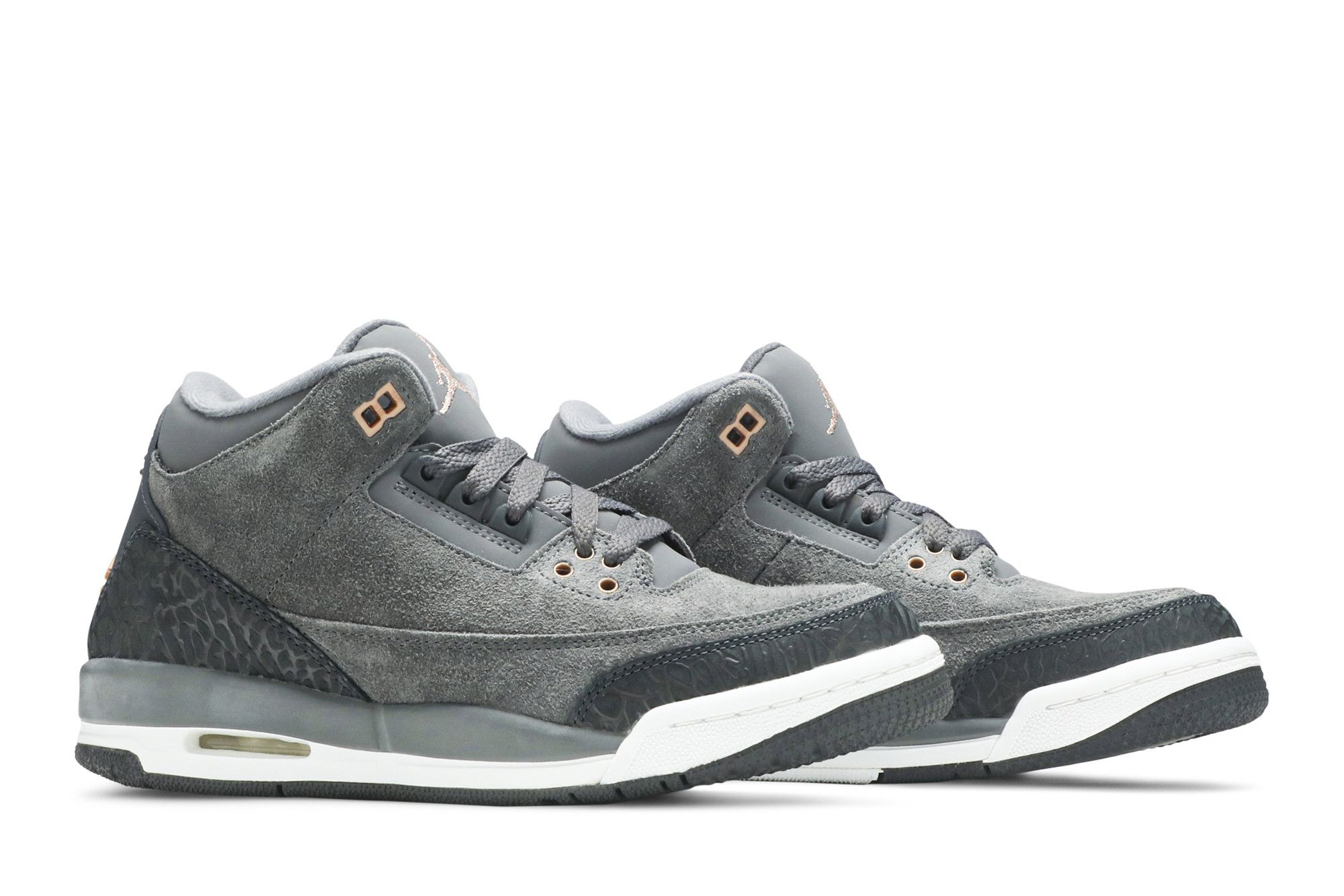 Size 3.5 Air Jordan 3 Retro GS 'Anthracite'