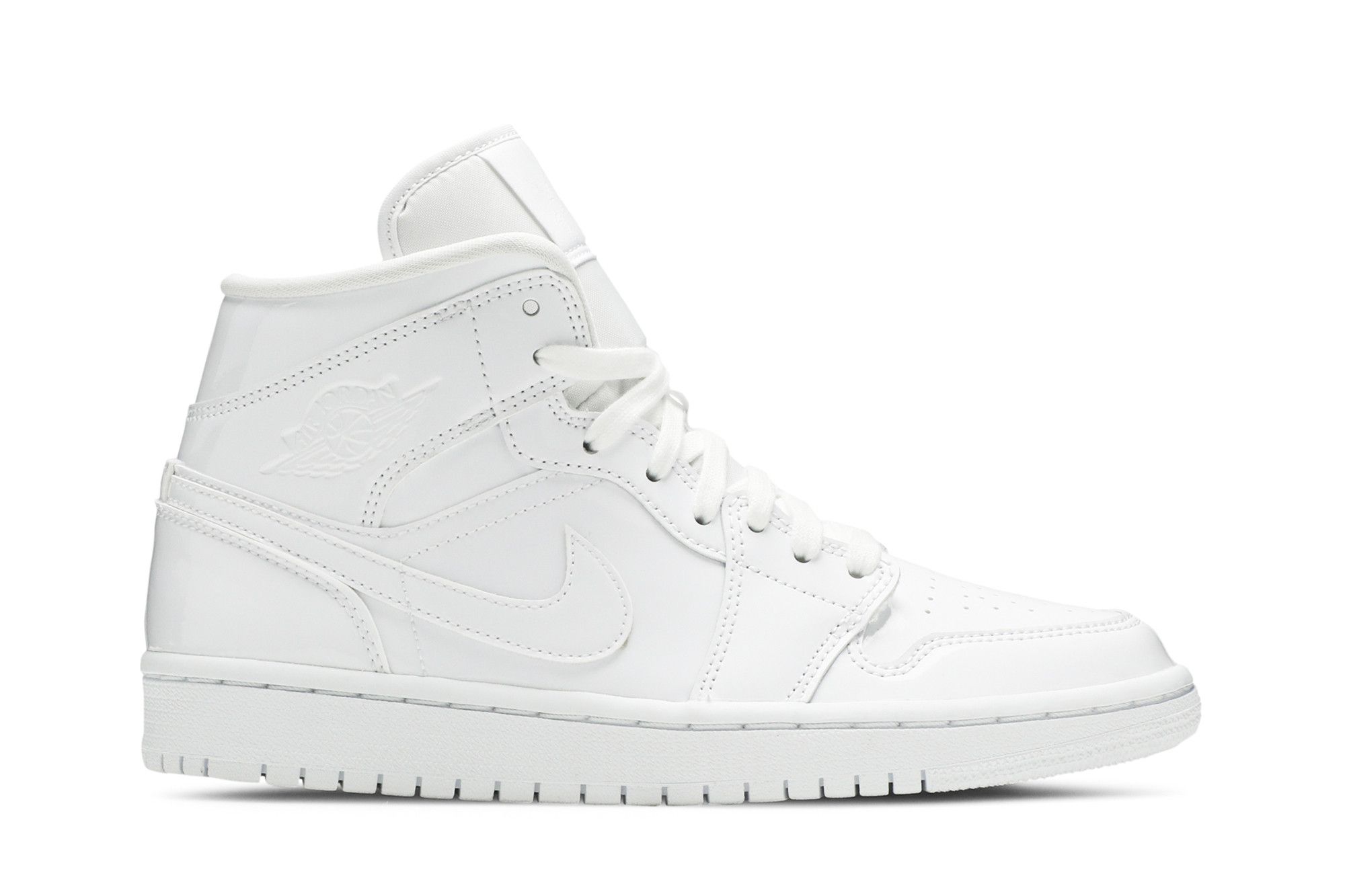 Air jordan 1 mid white patent shop
