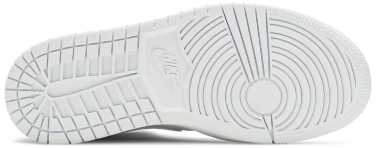 Wmns Air Jordan 1 Mid Patent Triple White