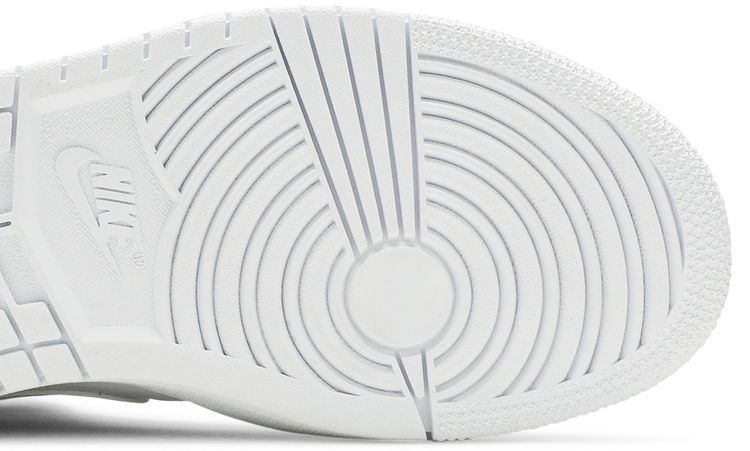 Wmns Air Jordan 1 Mid Patent Triple White