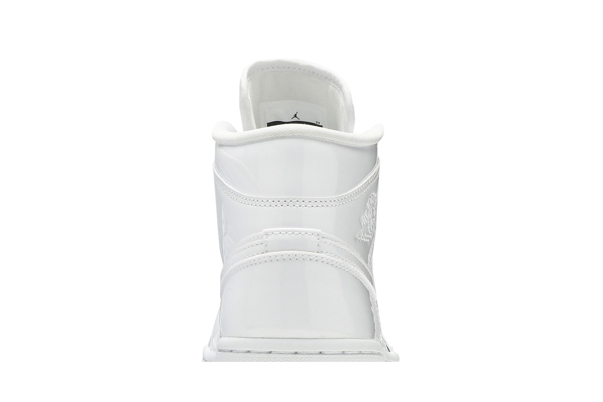 Buy Wmns Air Jordan 1 Mid Patent Triple White BQ6472 111 GOAT