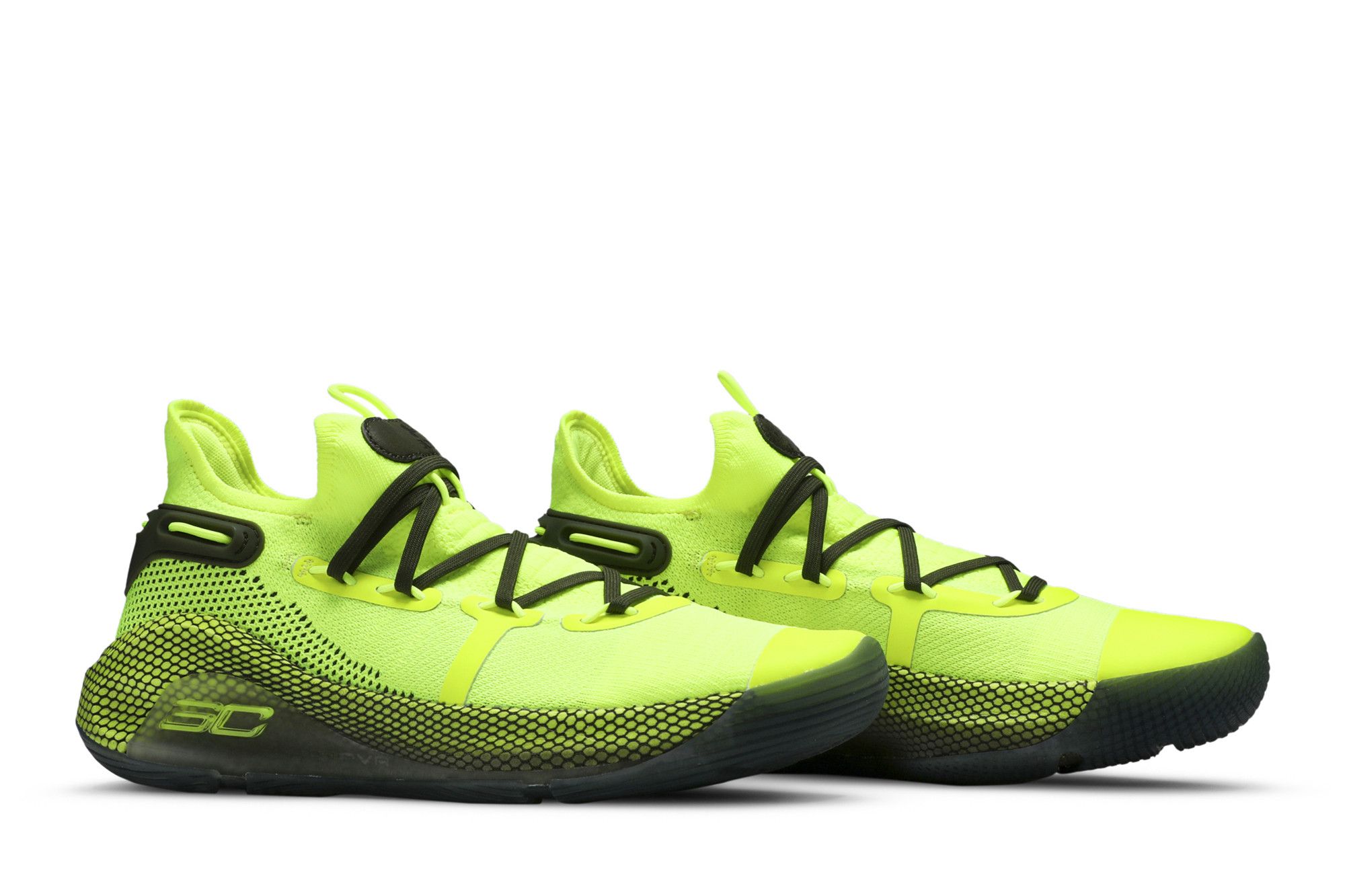 Curry 6 neon green top