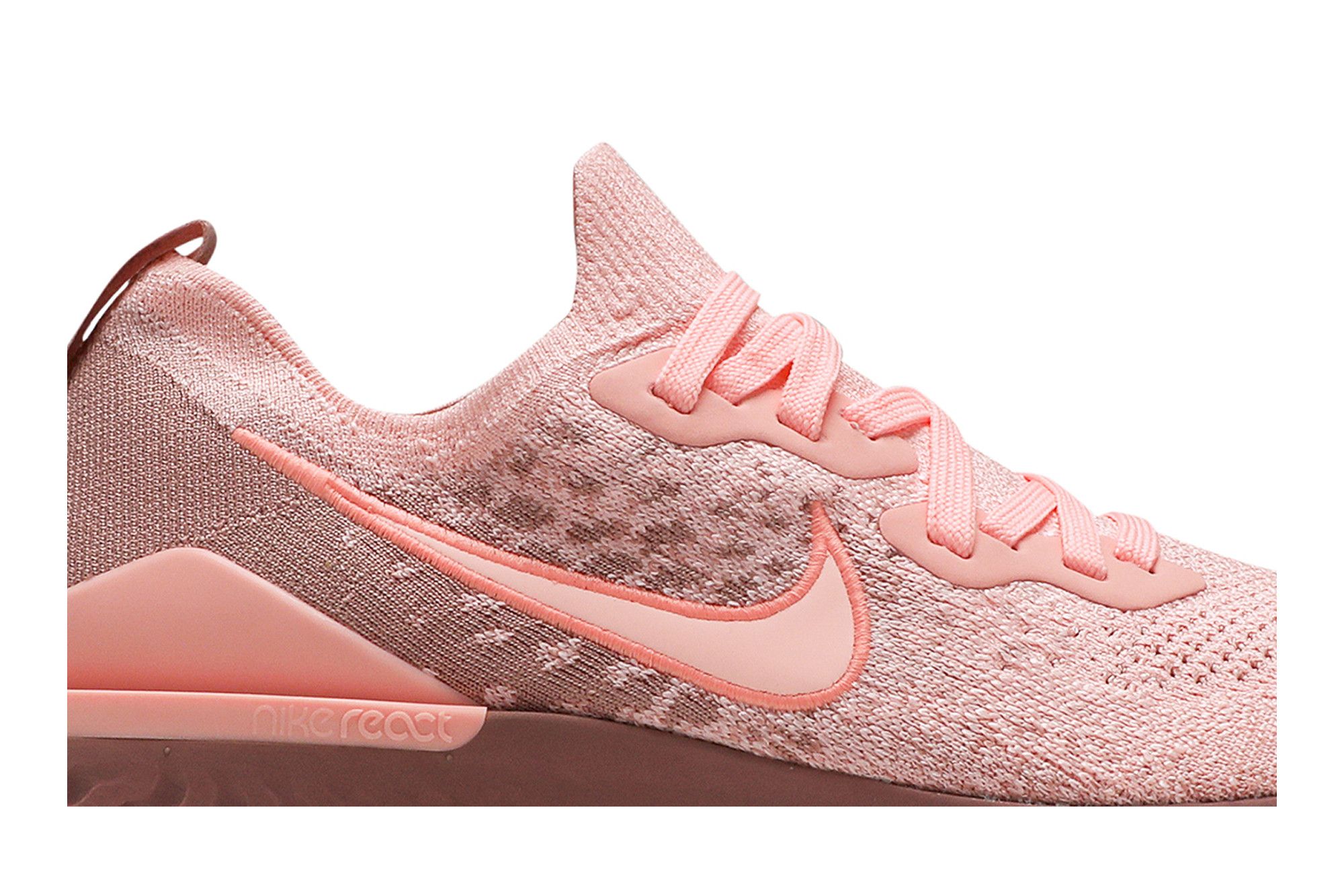 Size 6.0 Wmns Epic React Flyknit 2 Rust Pink