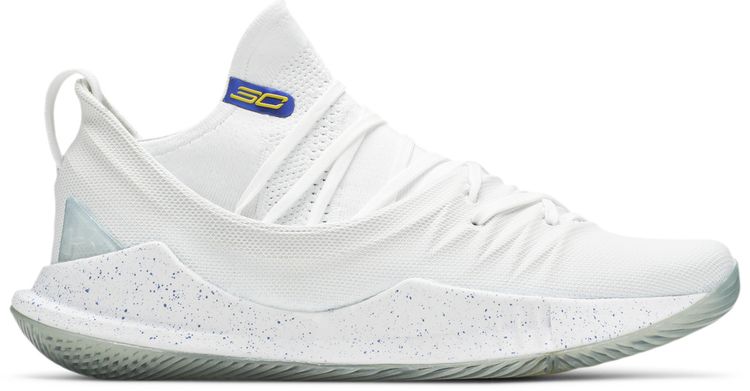 Under Armour Curry 5 Low Triple White