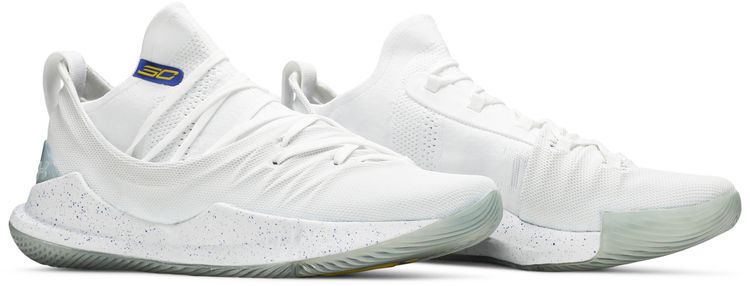 Under Armour Curry 5 Low Triple White