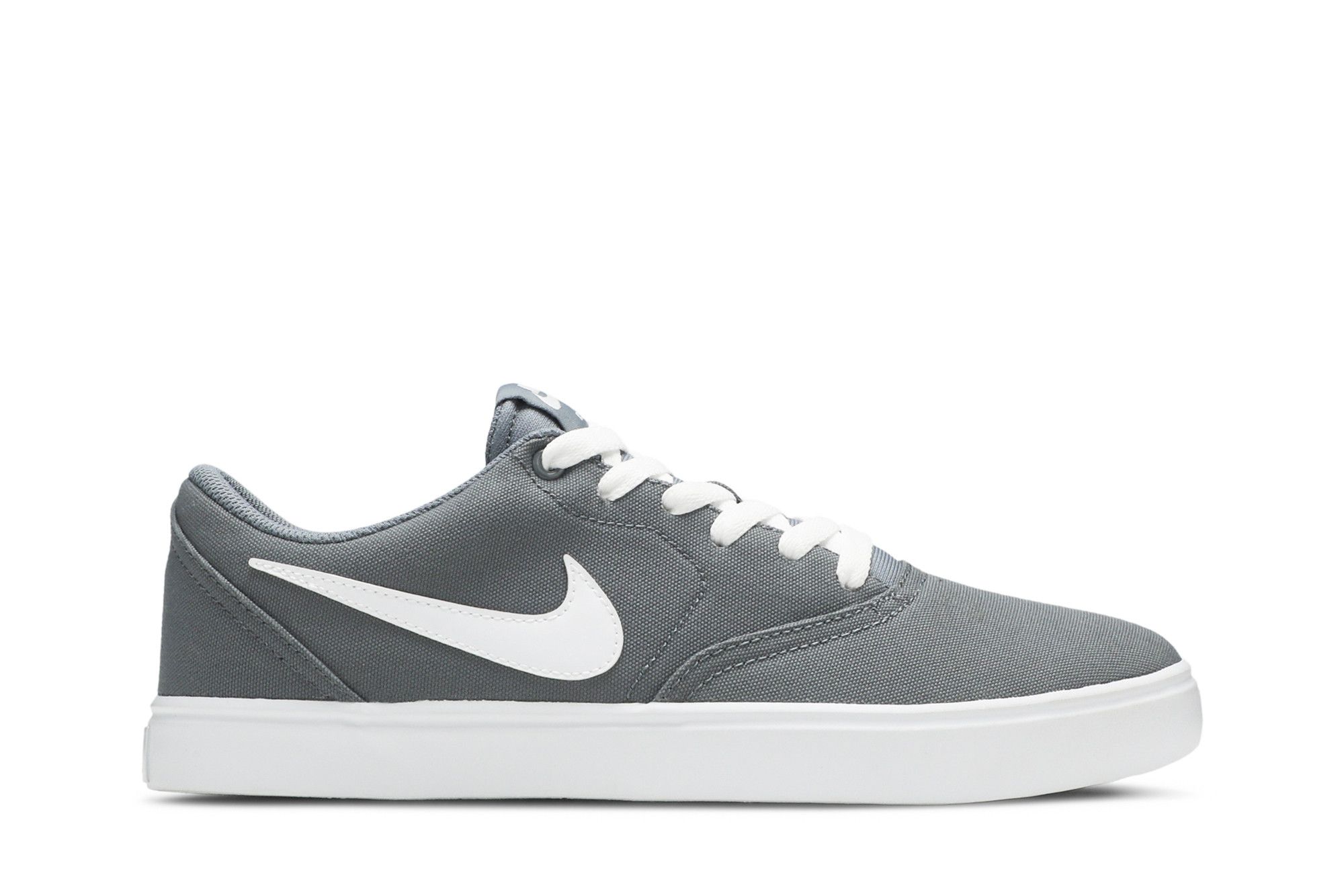Size 9.0 Wmns Check Solarsoft Canvas SB Cool Grey