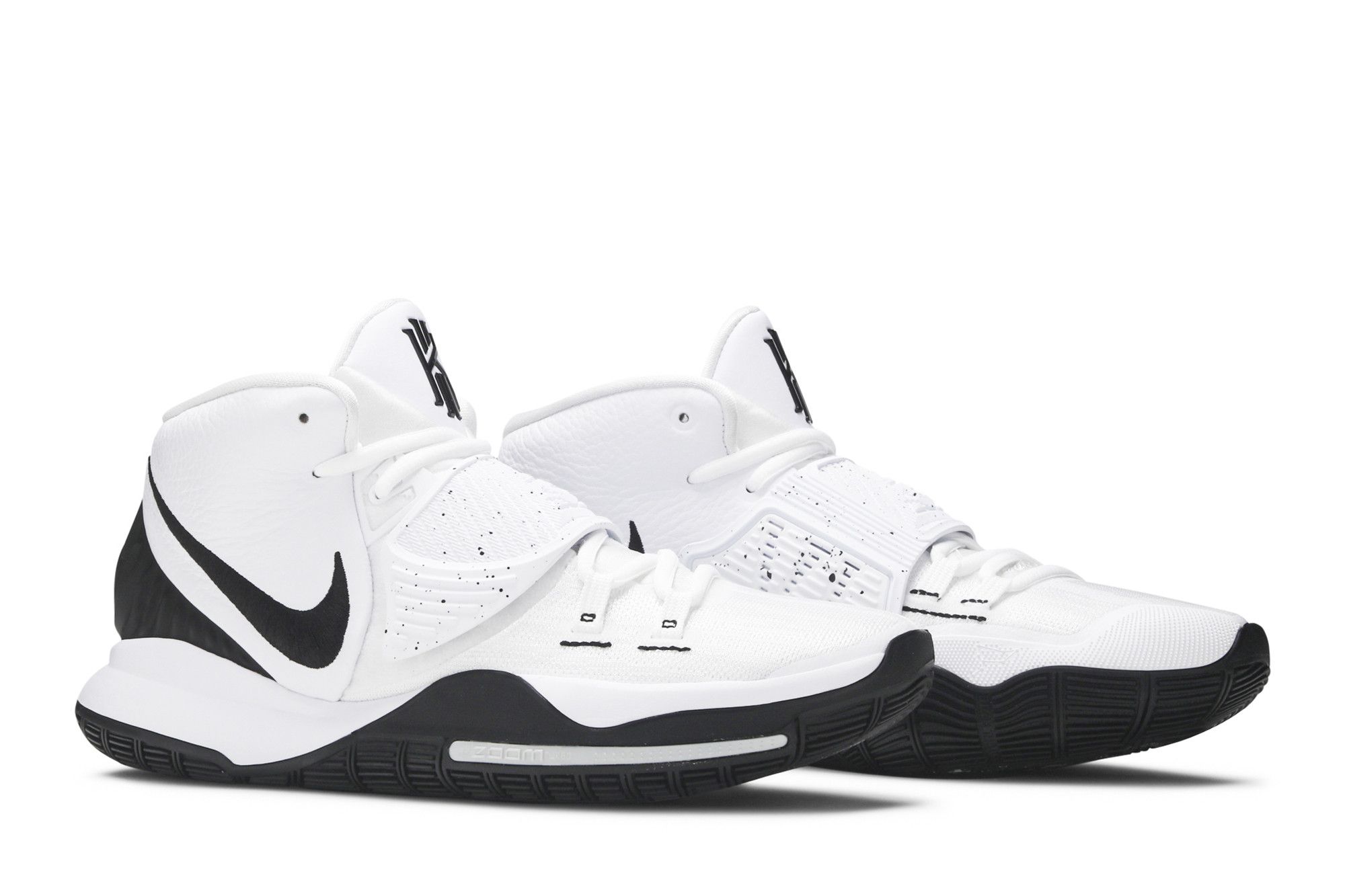 スニーカー Nike Kyrie 6 White Black  'Oreo' 2020 SS 20 Nike Kyrie 6 White Black Oreo Basketball Shoes Sneakers