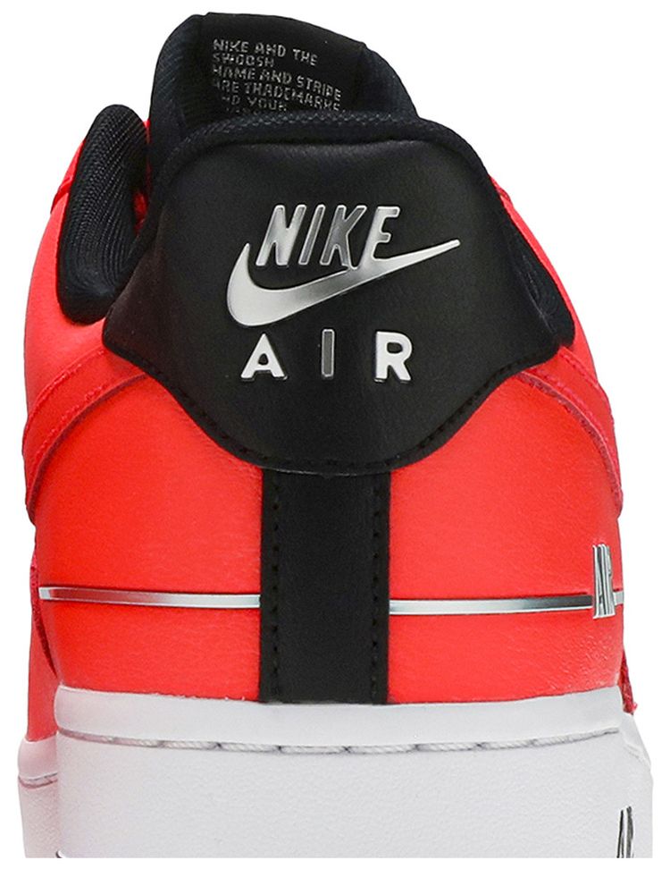 Nike Air Force 1 07 LV8 Double Air Pack   Laser Crimson