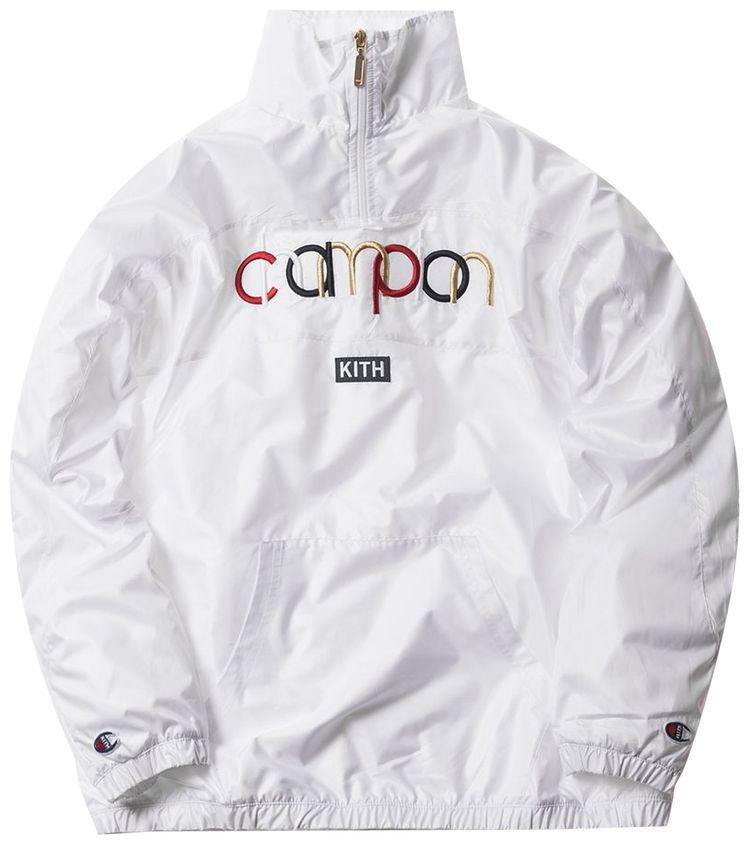 Kith x Champion Quarter Zip White