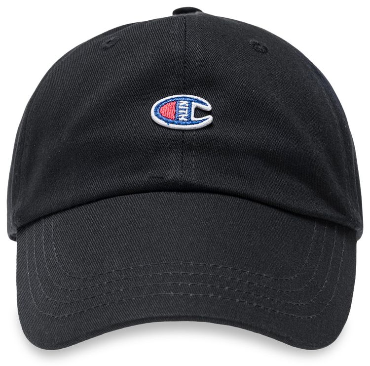Kith x Champion C Patch Hat Black