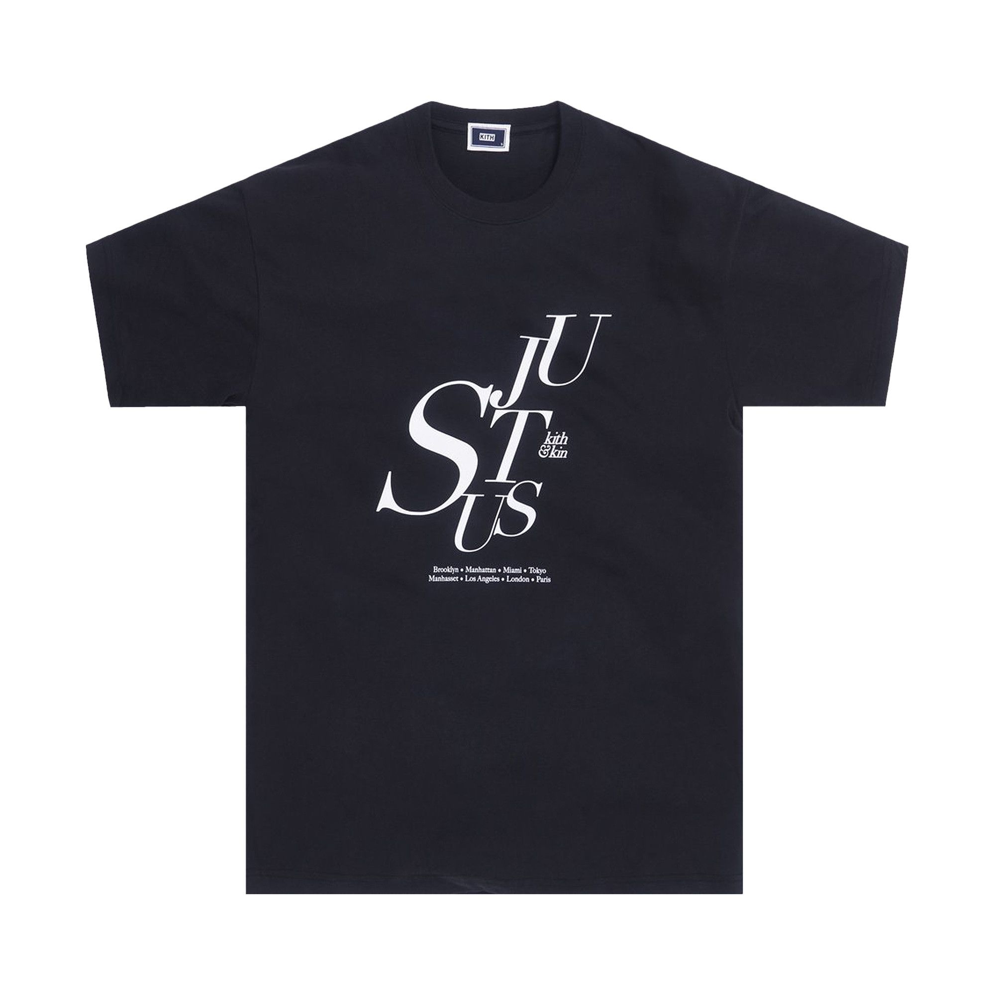Buy Kith Just Us Tee Black KH3828 100 GOAT