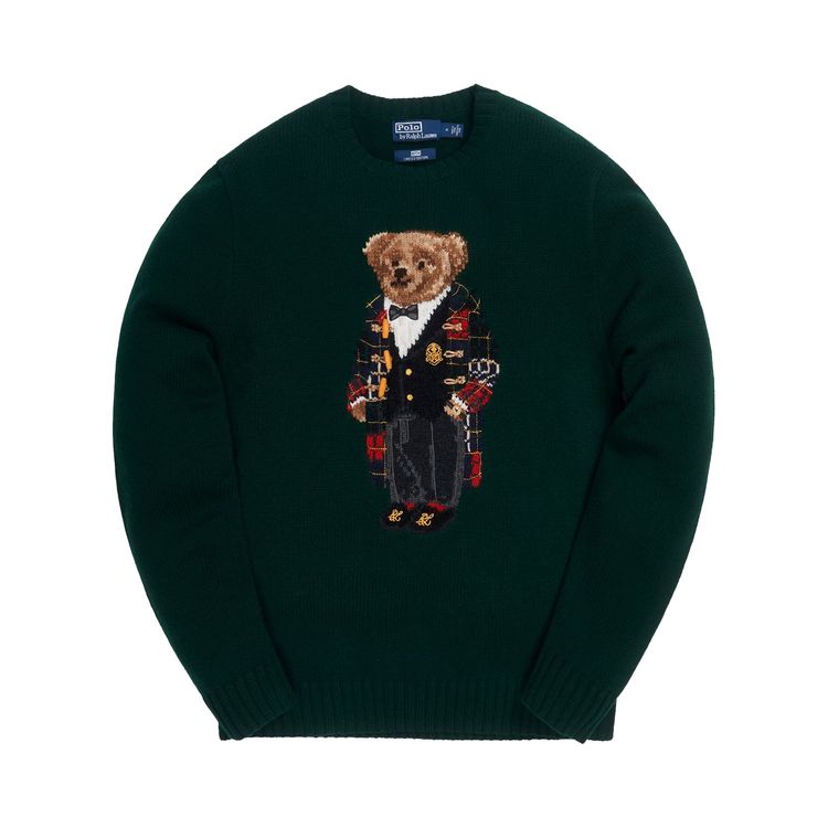 Buy Kith x Polo Ralph Lauren Holiday Toggle Coat Bear Crewneck 