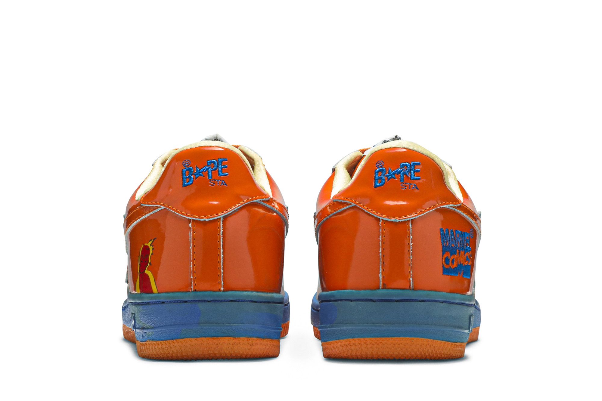 Buy Marvel Comics x Bapesta FS-001 Low 'Human Torch' - 802 | GOAT