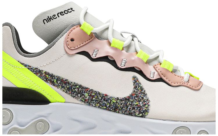 Nike Wmns React Element 55 Premium Light Soft Pink Volt