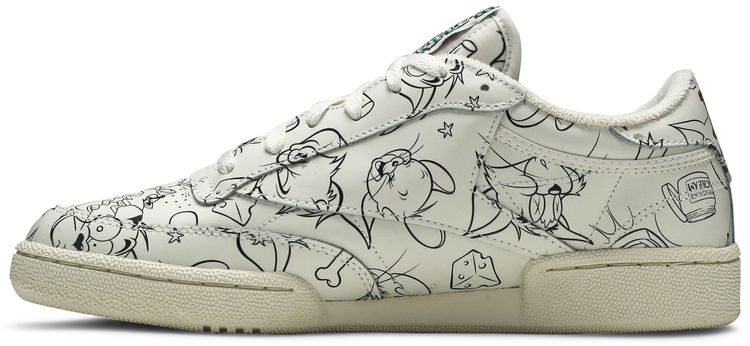 Tom  Jerry x Reebok Club C Sketch