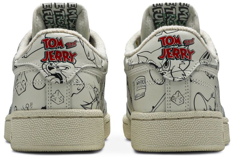 Tom  Jerry x Reebok Club C Sketch
