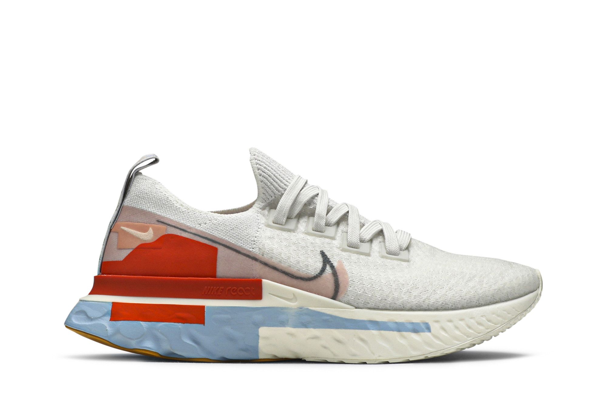 Buy Wmns React Infinity Run Flyknit Psychic Blue Coral CU0430 001 GOAT