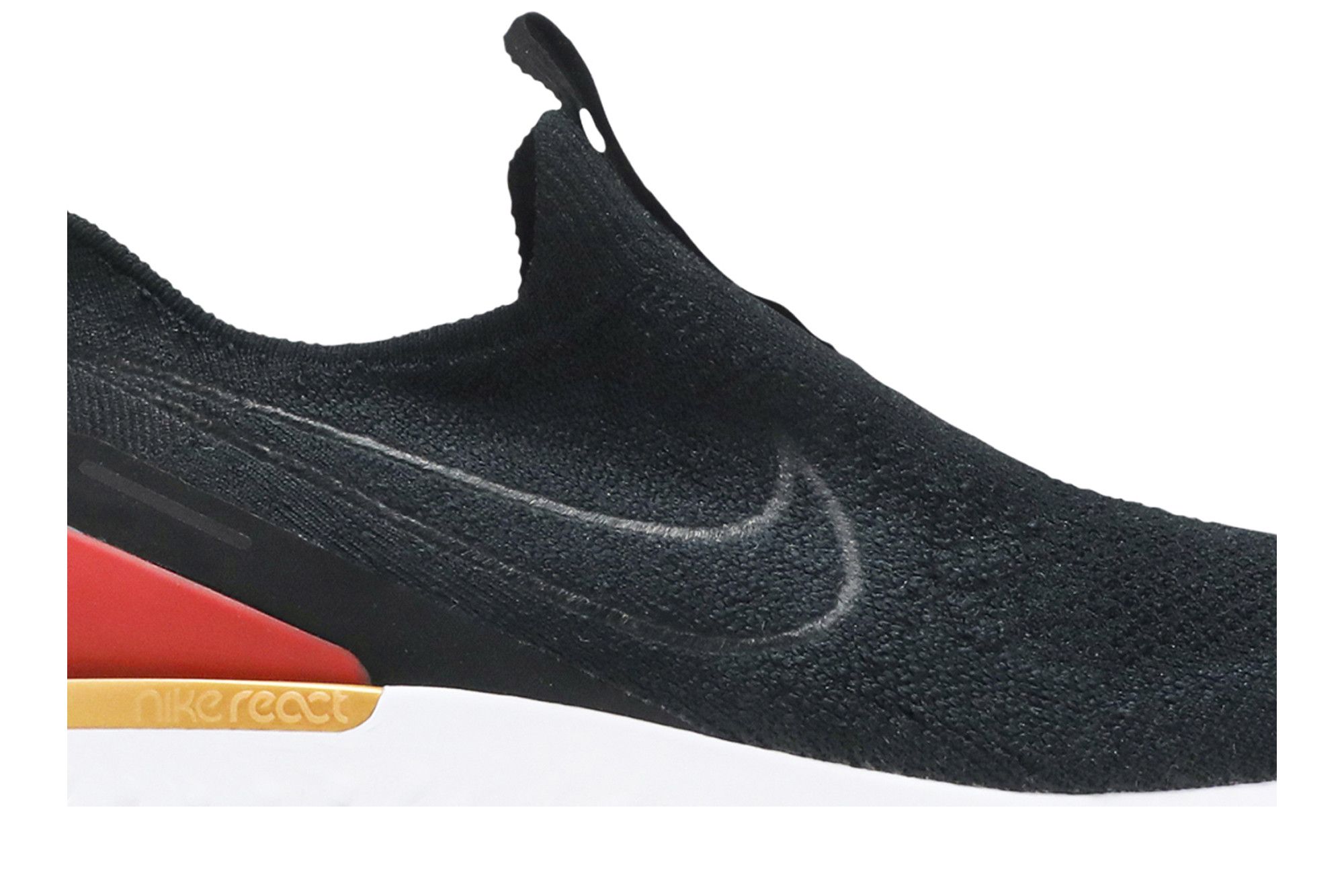 Buy Wmns Epic Phantom React Flyknit Black University Red BV0415 004 GOAT