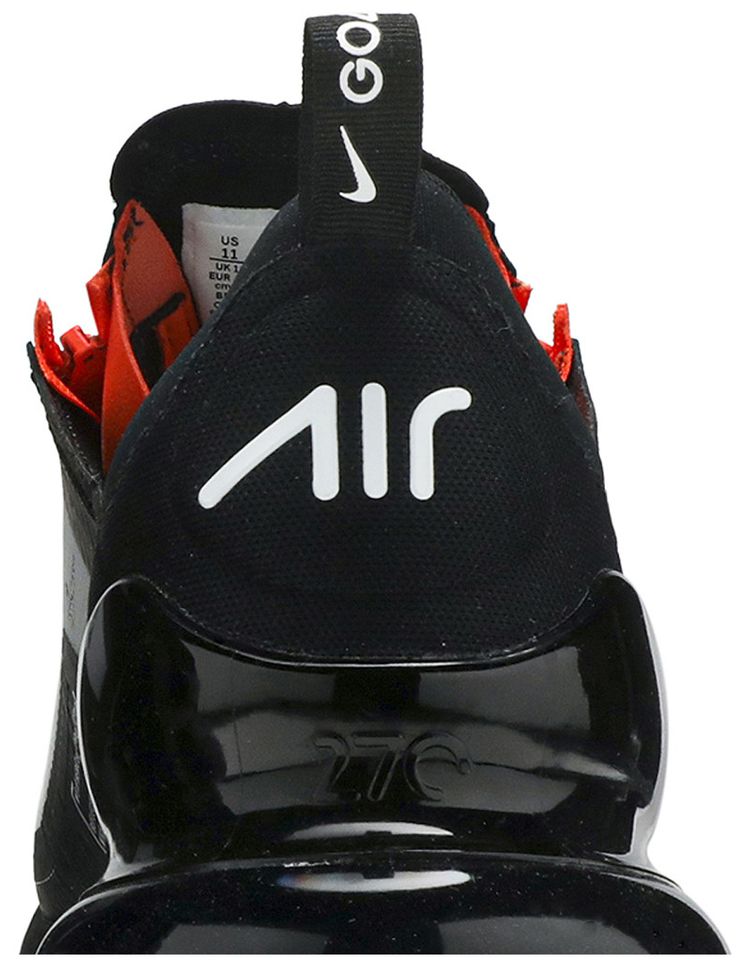 Nike Air Max 270 Shield Golf Black Team Orange