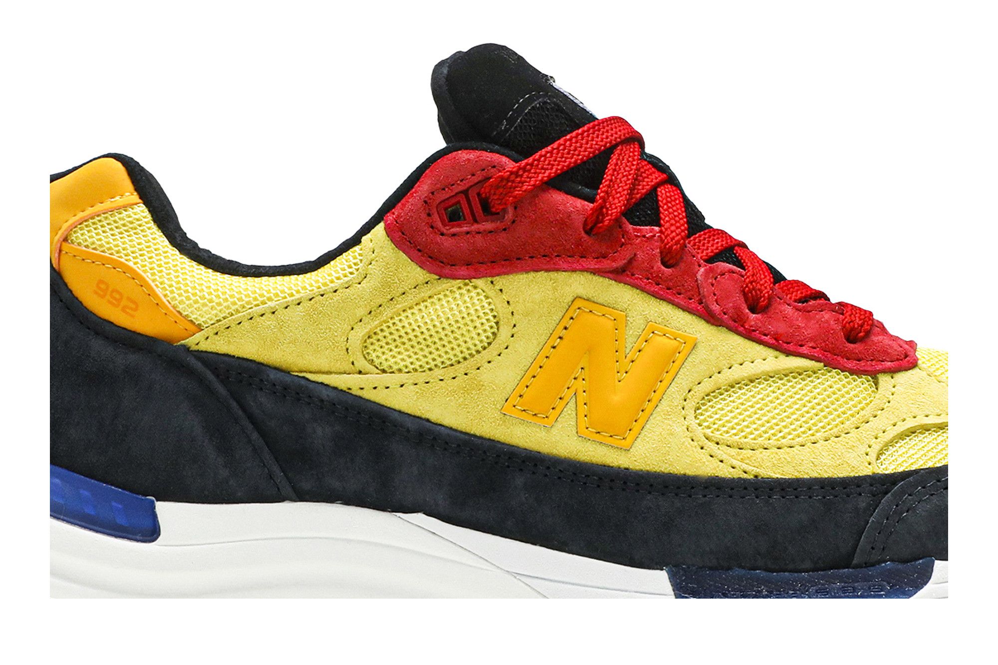 Buy New Balance 992 Made in USA 'Atomic Yellow Red' - M992DM | GOAT