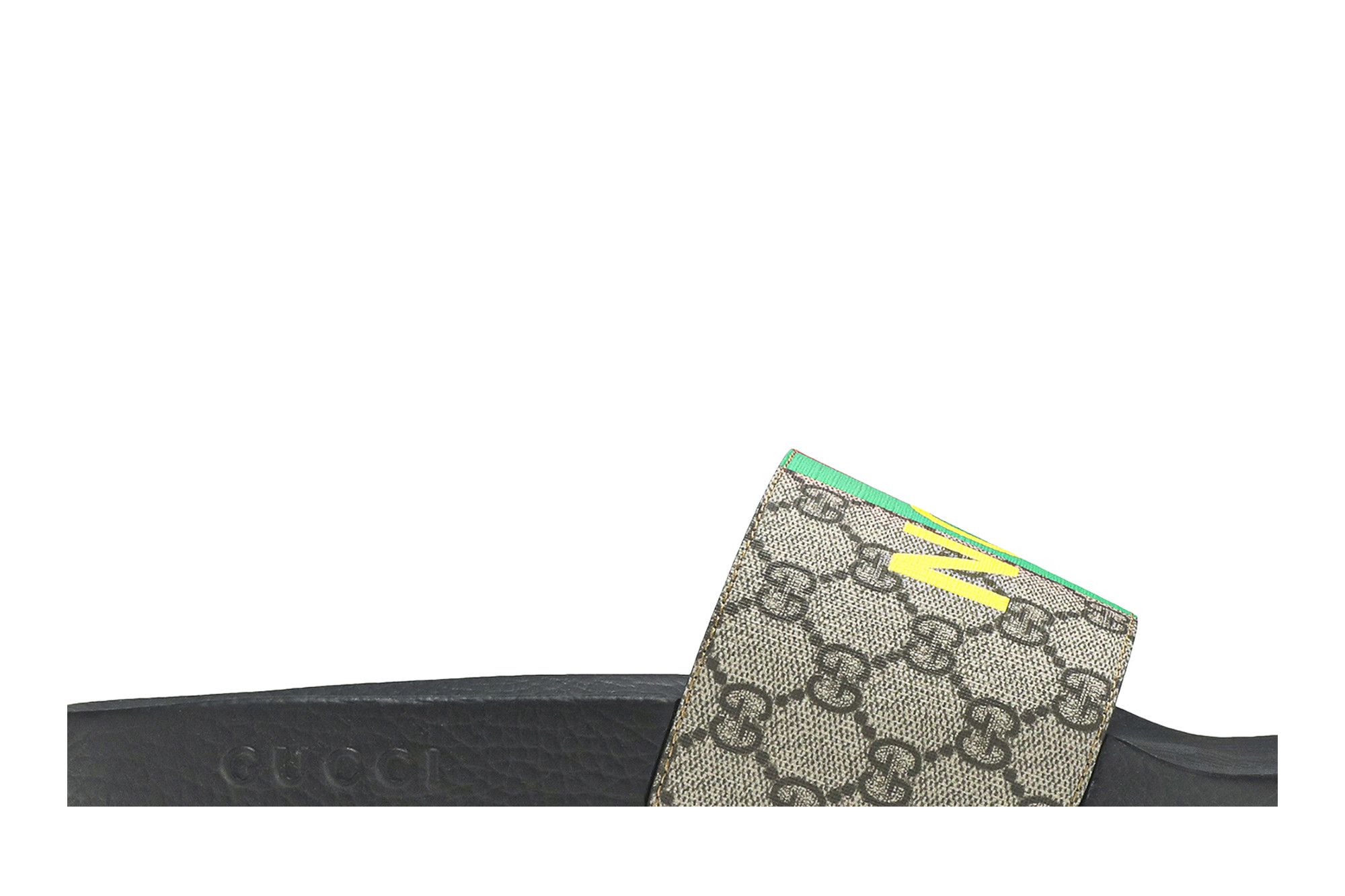 Size 10.5 Gucci GG Supreme Slide Fake Not