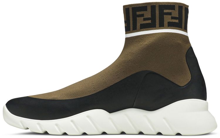 Fendi Tech Fabric High Forever Fendi   Brown