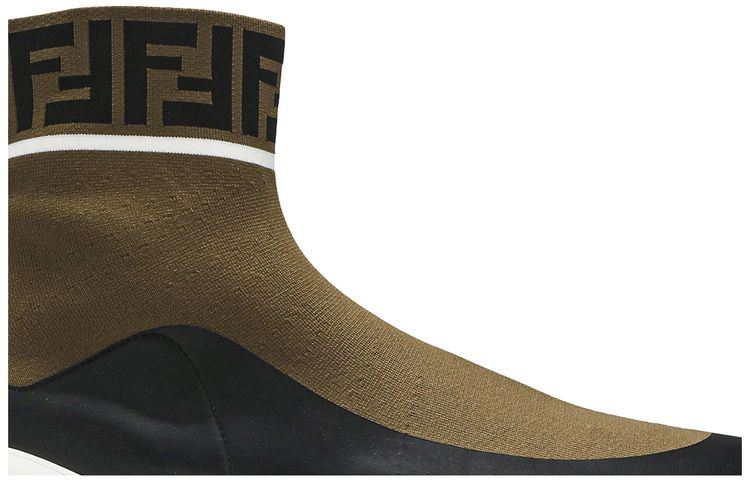 Fendi Tech Fabric High Forever Fendi   Brown