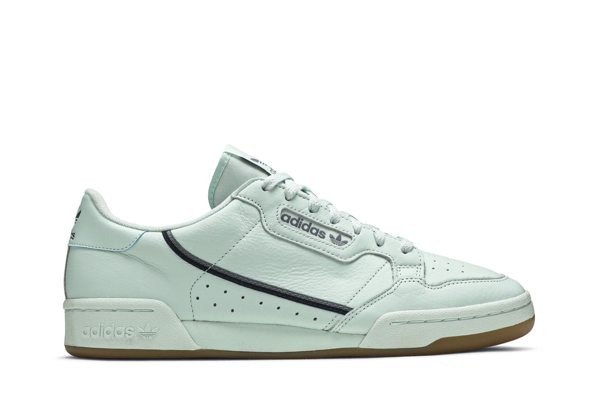 Adidas originals continental 8 sneakers in off white and mint green discount