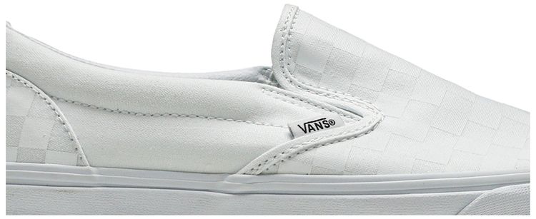 Vans Classic Slip On White Checkerboard