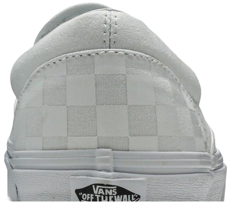 Vans Classic Slip On White Checkerboard