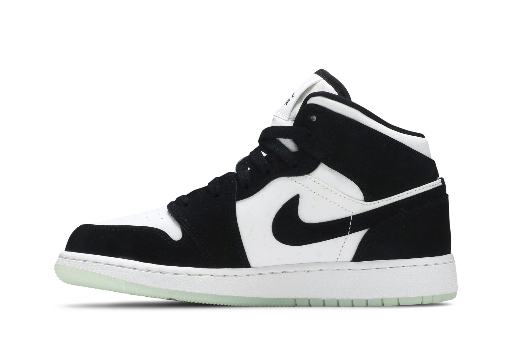Jordan 1 mid white black teal tint cheap