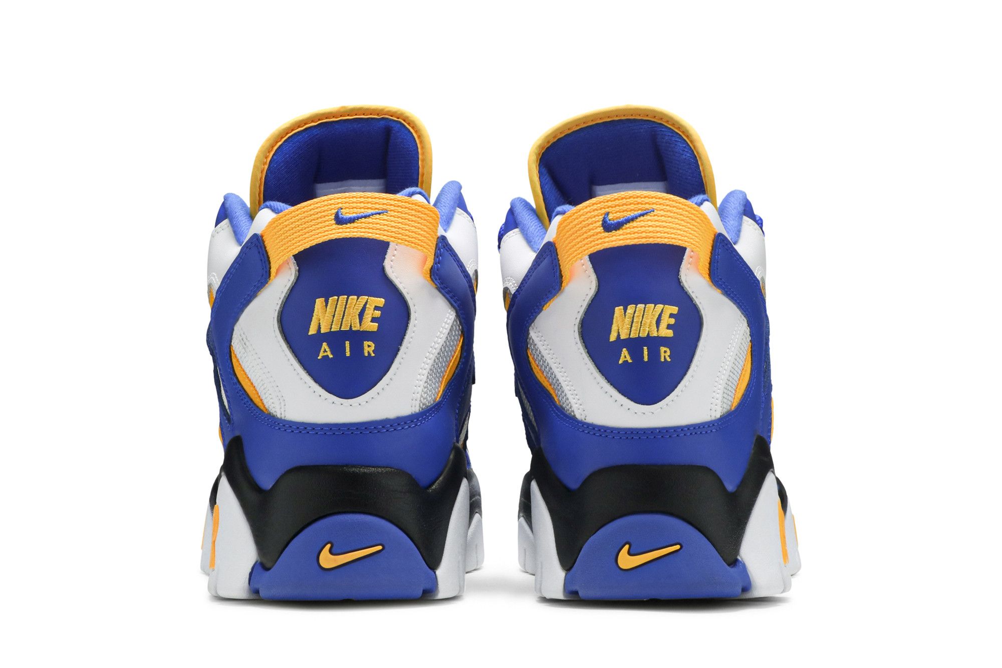 Size 10.5 Air Barrage Mid Racer Blue